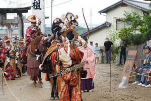 2025年10月　綱分八幡宮　流鏑馬