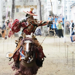 2019年10月　綱分八幡宮　流鏑馬