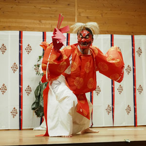 綱分八幡宮　放生会御神幸祭　神楽　岩戸